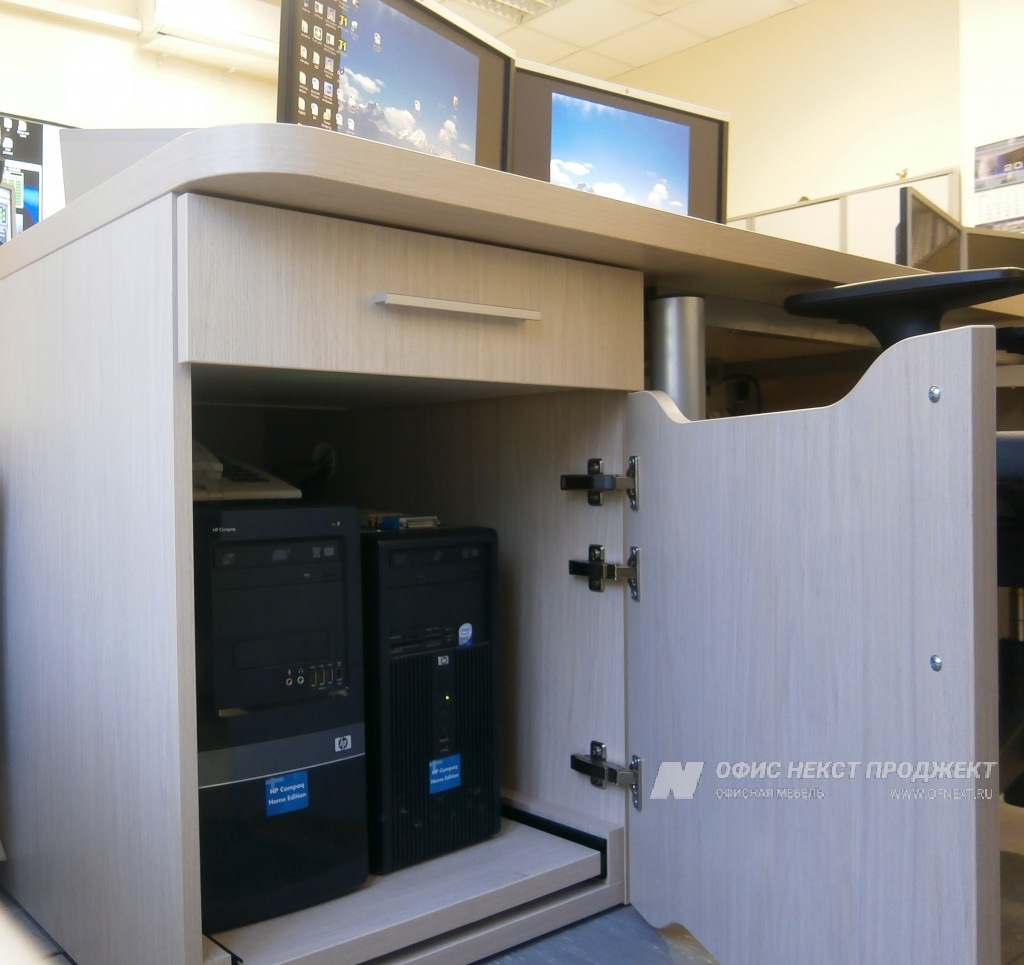 Специализированные тумбы для размещения системных блоков рабочих мест диспетчеров для размещения системных блоков СО ЕЭС